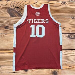 MOREHOUSE TIGERS 10 Men Sewn Basketball Jersey 4XL Head Gear Ncaa